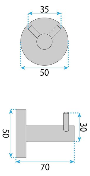 Portasciugamano da bagno 5605 Leo Titan
