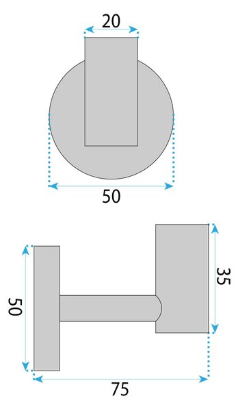Portasciugamano da bagno 5705 Galo Titan