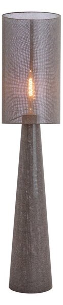 Lampada da terra marrone con paralume in tessuto (altezza totale 180 cm) Micky – Light & Living
