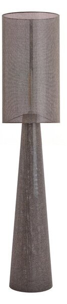 Lampada da terra marrone con paralume in tessuto (altezza totale 180 cm) Micky – Light & Living