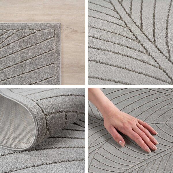 Passatoia da interno ed esterno argentata 80x250 cm Nova 1203 – Ayyildiz Carpets