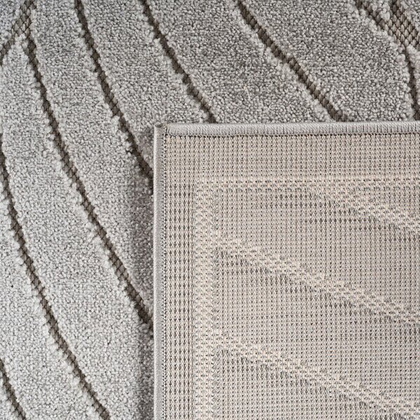 Passatoia da interno ed esterno argentata 80x250 cm Nova 1203 – Ayyildiz Carpets