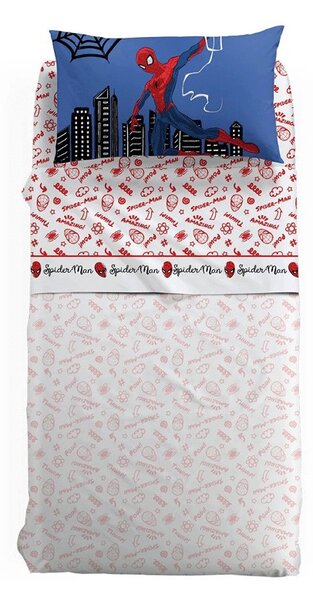 Completo lenzuola Spiderman Amazing Caleffi in cotone