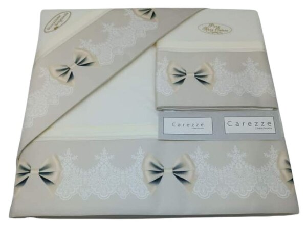 Lenzuola matrimoniali Fiocco in 100% cotone