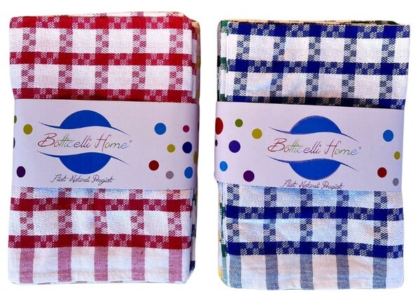 Strofinacci cucina 6 pezzi in cotone Botticelli Home Mulino