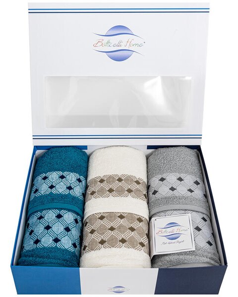 Asciugamano bagno viso e ospite Botticelli Home Tulum