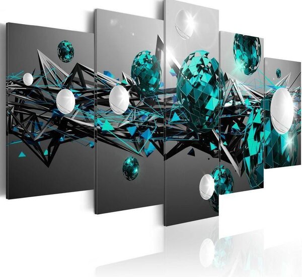 Quadro Turquoise Solar System