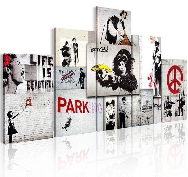 Quadro Street Crimes Banksy Art