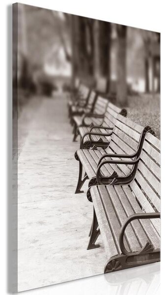 Quadro Park Benches (1 Part) Vertical