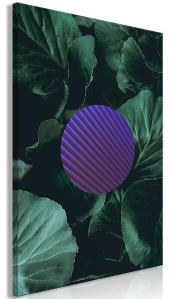 Quadro Botanical Abstraction (1 Part) Vertical