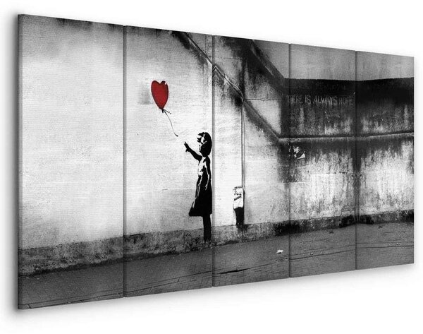 Quadro Banksy Runaway Balloon
