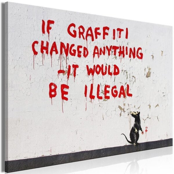 Quadro Quotes Graffiti (1 Part) Wide