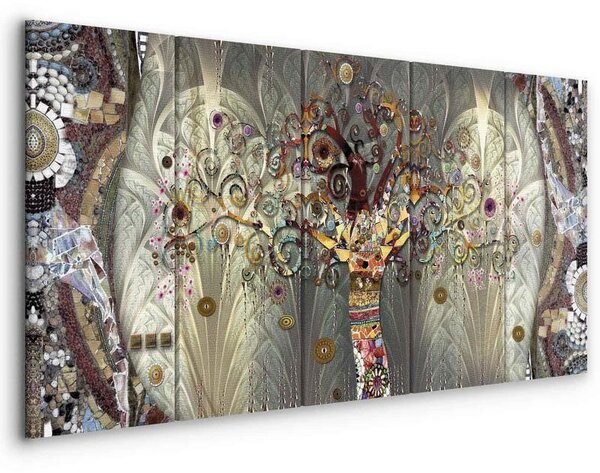 Quadro Tree of Life (5 Parts) Narrow