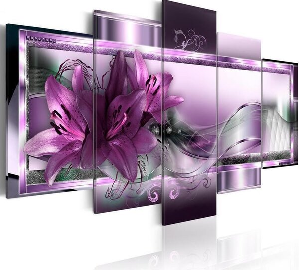 Quadro Purple Lilies