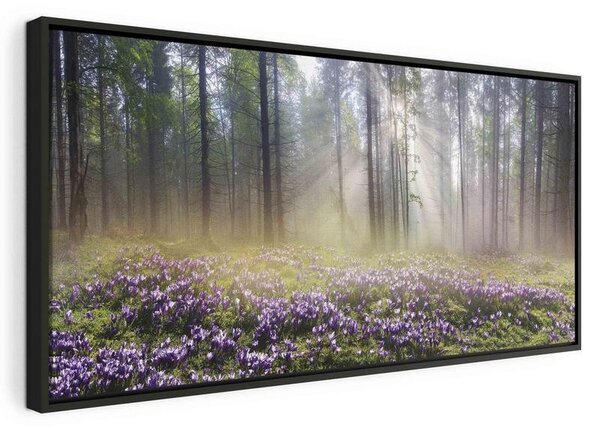 Quadro Purple Meadow (1 Part) Wide