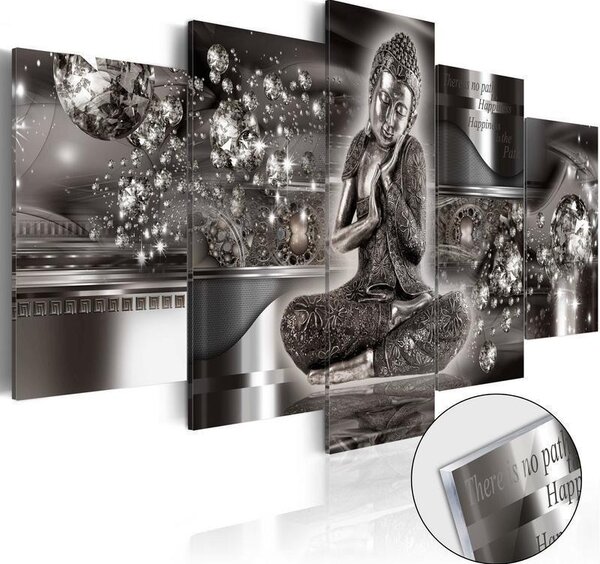 Quadri su vetro acrilico Silver Serenity [Glass]
