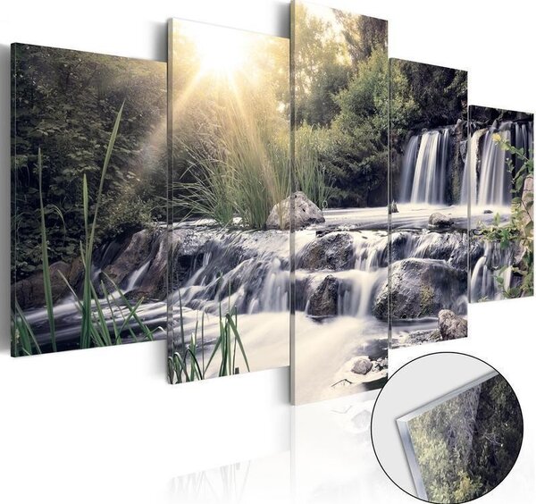 Quadri su vetro acrilico Waterfall of Dreams [Glass]