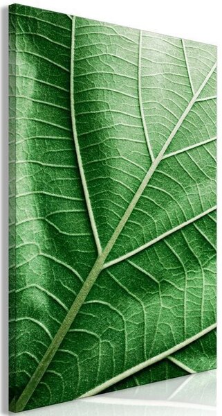 Quadro - Malachite Leaf (1 Part) Vertical