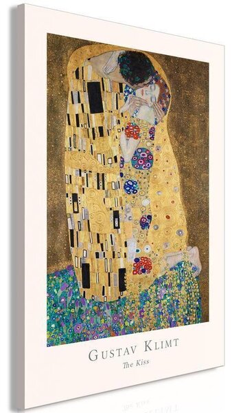 Quadro - Gustav Klimt - The Kiss (1 Part) Vertical