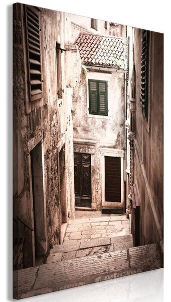 Quadro - Retro Alley (1 Part) Vertical