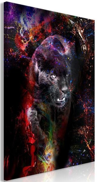 Quadro - Black Jaguar (1 Part) Vertical