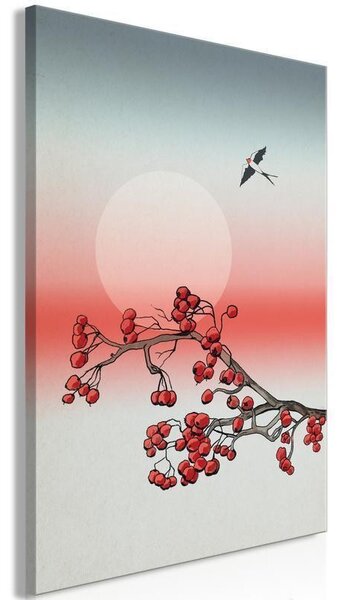 Quadro - Winter Rose (1 Part) Vertical