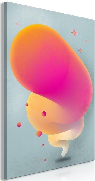 Quadro - Pink Streak (1 Part) Vertical