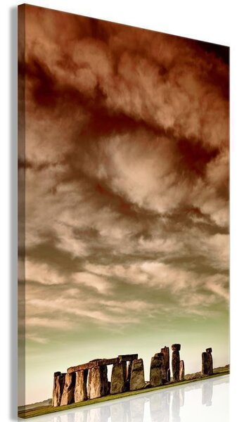 Quadro - Clouds Over Stonehenge (1 Part) Vertical