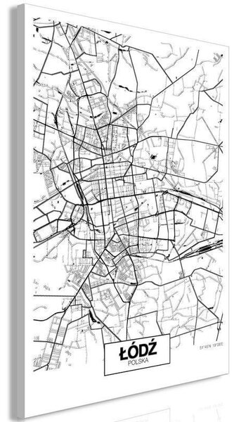 Quadro - City Plan: Lodz (1 Part) Vertical