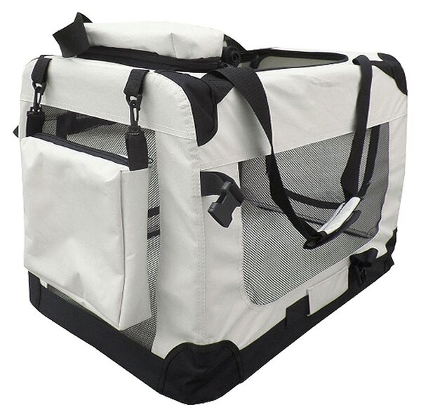 Cassa pieghevole per cani Borsa per il trasporto in auto per cani gatti Borsa grande piccola per il trasporto in auto Coperta piccola per il trasporto in auto 7 misure Borse cinque colori Petigi, Colore:Beige, Dimensioni:L (70 x 52 x 51 cm)