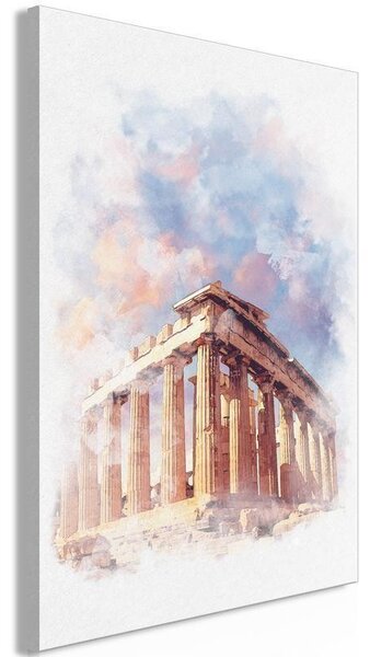 Quadro - Painted Parthenon (1 Part) Vertical