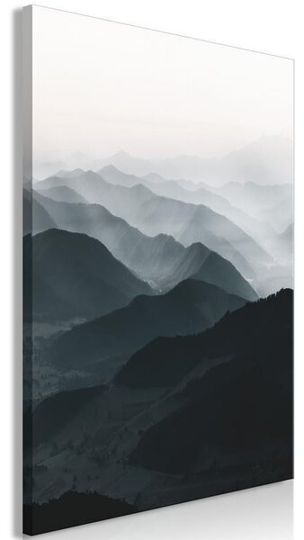 Quadro - Parallel Ridges (1 Part) Vertical