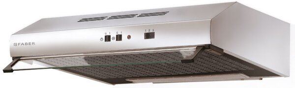 Faber Cappa Cucina Aspirante Sottopensile Incasso Larghezza 60 cm colore Acciaio - 300.0557.576 - 2740 SRM X A60 (VIS) FB EXP