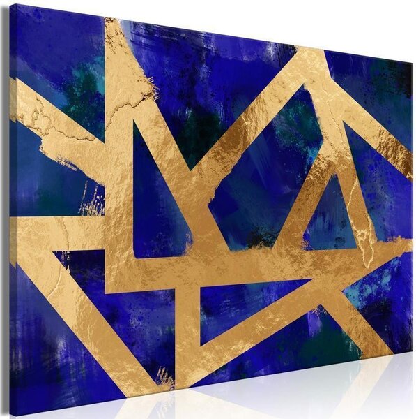 Quadro - Golden Geometry (1 Part) Wide