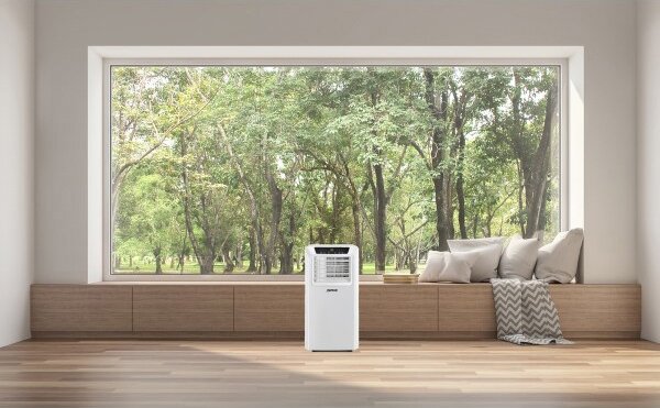 Zephir Condizionatore Portatile 9000 Btu /h Climatizzatore solo Freddo Classe A Tre Velocit con Funzione Duemidificatore e Timer - ZPC9000