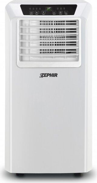 Zephir Condizionatore Portatile 9000 Btu /h Climatizzatore solo Freddo Classe A Tre Velocit con Funzione Duemidificatore e Timer - ZPC9000