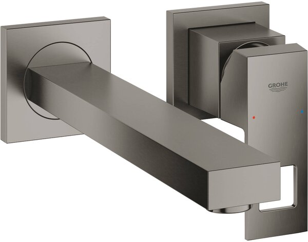 Grohe Eurocube Mélangeur lavabo 2 trous, montage encastré, saillie 231mm, 23447AL0, 23447AL0