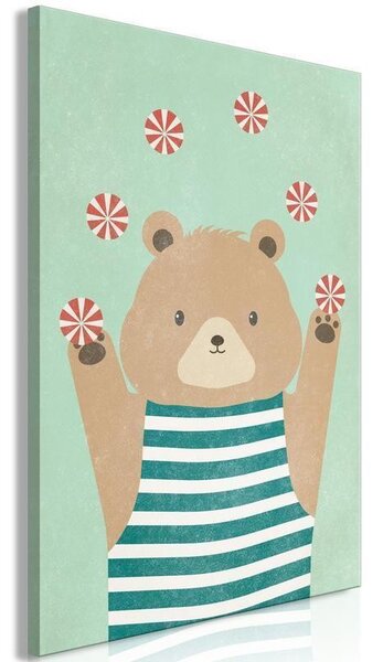 Quadro - Juggling Bear (1 Part) Vertical