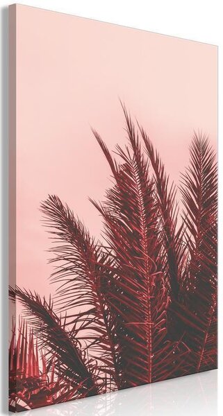 Quadro - Palm Trees at Sunset (1 Part) Vertical