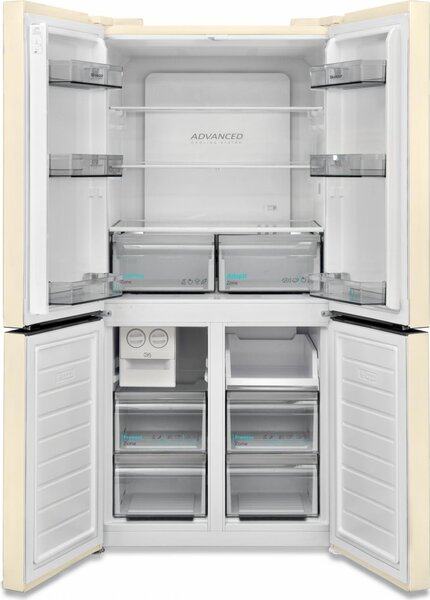 Sharp Frigorifero Americano Side by Side Capacit 488 Litri Classe energetica E Raffreddamento No Frost colore Crema - SJ-NFA15IMXJE