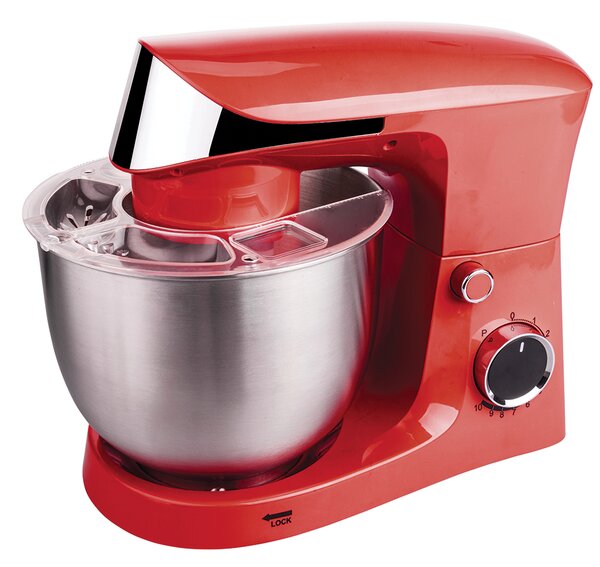 Kooper Impastatrice Planetaria Capacit Ciotola 5,5 Litri Potenza 1500 Watt colore Rosso - 5920755