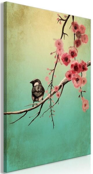 Quadro - Cherry Flowers (1 Part) Vertical