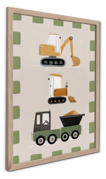Quadro da bambini 30x40 cm Baby The Builder – Styler