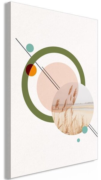 Quadro - Geometric Landscape (1 Part) Vertical