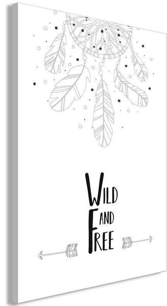 Quadro - Wild and Free (1 Part) Vertical