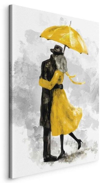 Quadro - Under Yellow Umbrella (1 Part) Vertical
