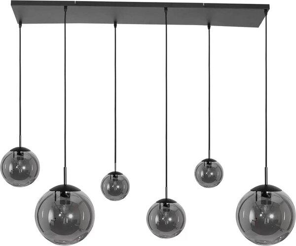Steinhauer - lampada a sospensione - Bollique LED - nero - vetro metallo - lampada di design - E27 - 3499ZW