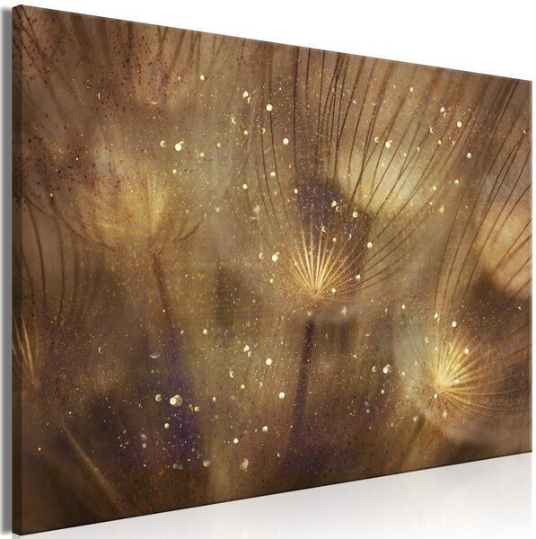Quadro - Golden Dandelions (1 Part) Wide