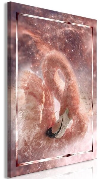 Quadro - Space Flamingo (1 Part) Vertical