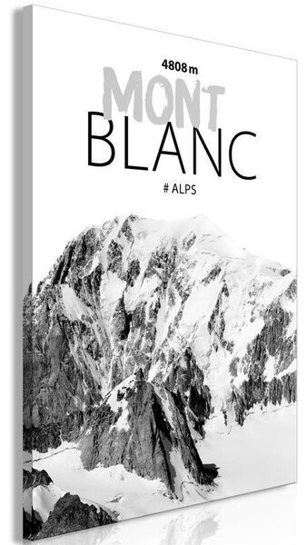 Quadro - Mont Blanc (1 Part) Vertical